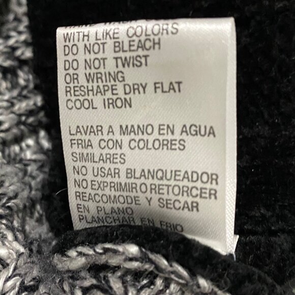 Vintage Carolyn Taylor Crew Neck Sweater Womens M Patchwork Preppy Whimsygoth - Picture 6 of 6